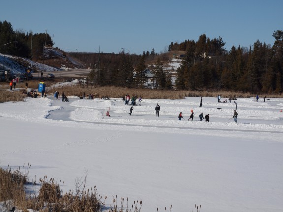 Skating and Hockey in Palgrave, Ontario #2