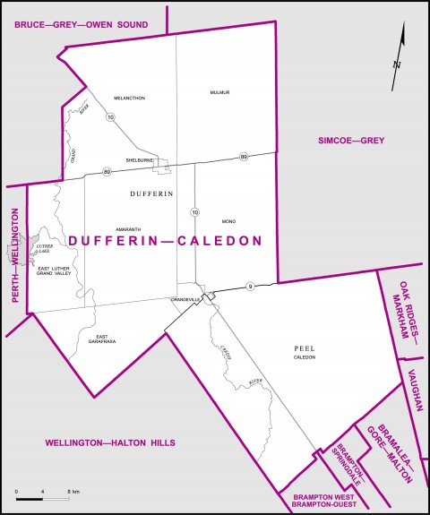2011 Elections, dufferin-caledon riding