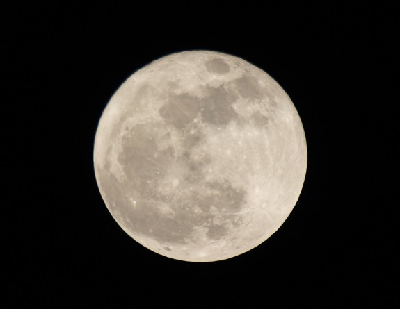The Moon on April 7th 2012