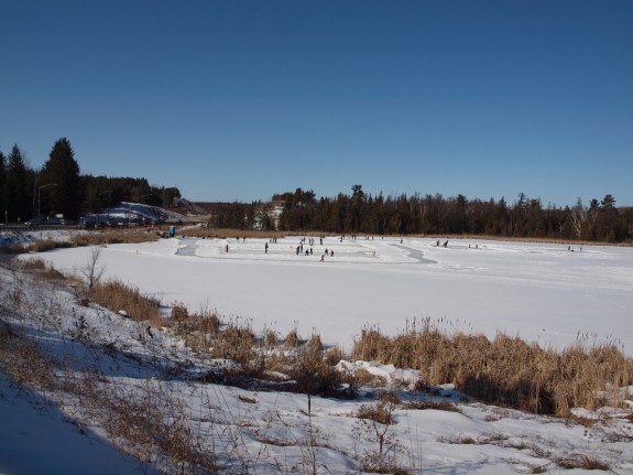 Skating and Hockey in Palgrave, Ontario